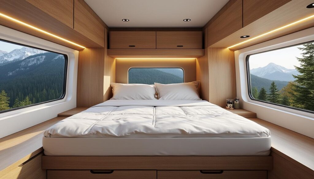découvrez le fonctionnement des lits tout faits pour camping-car, une solution pratique et confortable pour optimiser l'espace de votre véhicule. apprenez les avantages, le mécanisme et les différents types de lits disponibles pour améliorer votre expérience de camping.