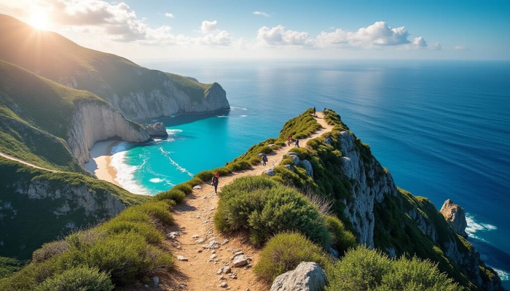 découvrez la randonnée au sommet de la presqu'île de la rondinara, où vous serez émerveillé par un panorama époustouflant. partez à l’aventure au cœur de paysages spectaculaires entre mer et nature, et laissez-vous séduire par la beauté de ce coin de paradis.
